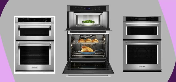 electric range with microwave