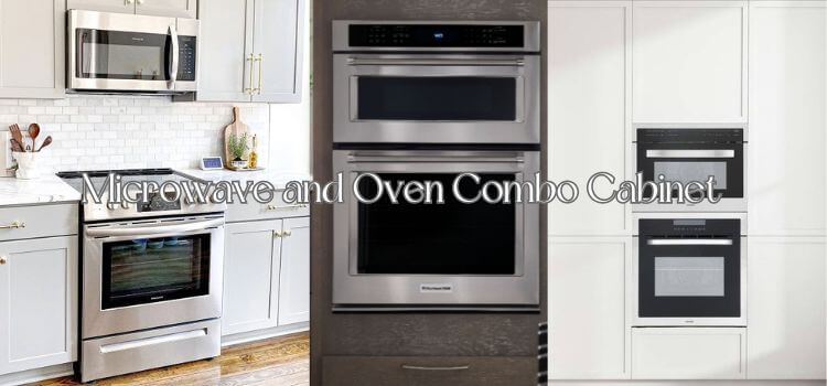 microwave and oven combo cabinet