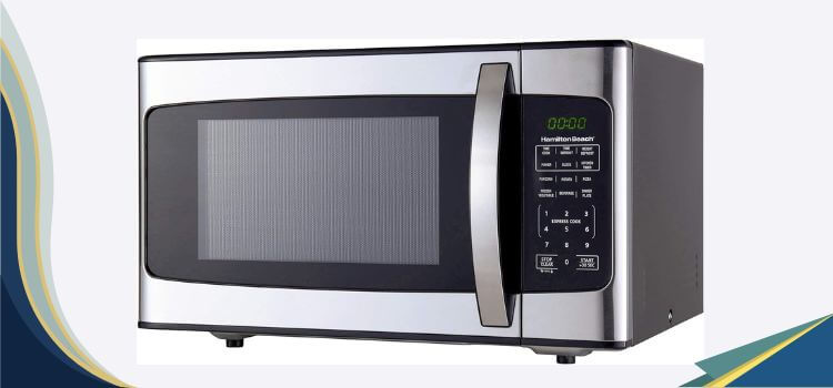 how to set clock on hamilton beach microwave